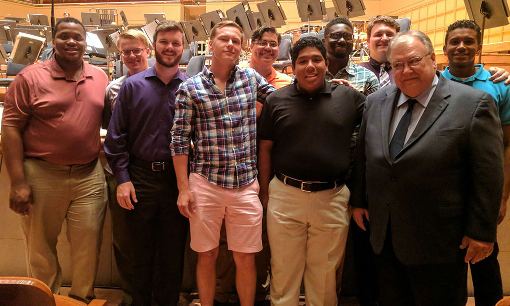 Tube euphonium ensemble