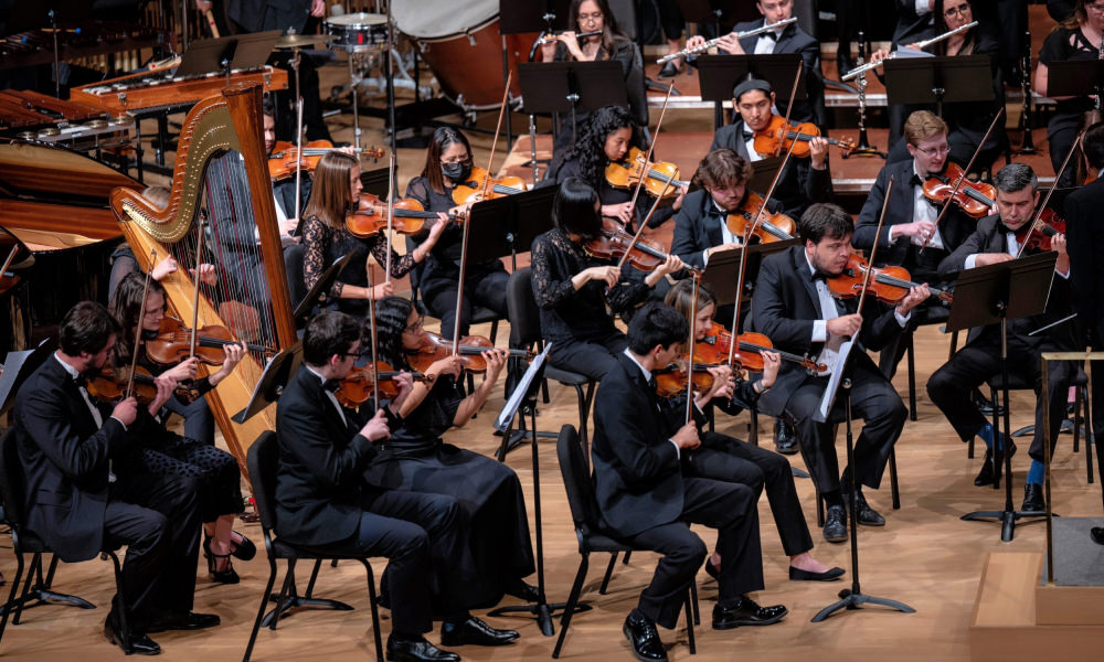 TCU symphony orchestra performance
