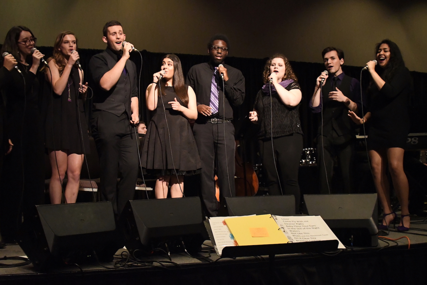 Vocal Jazz Ensemble performing