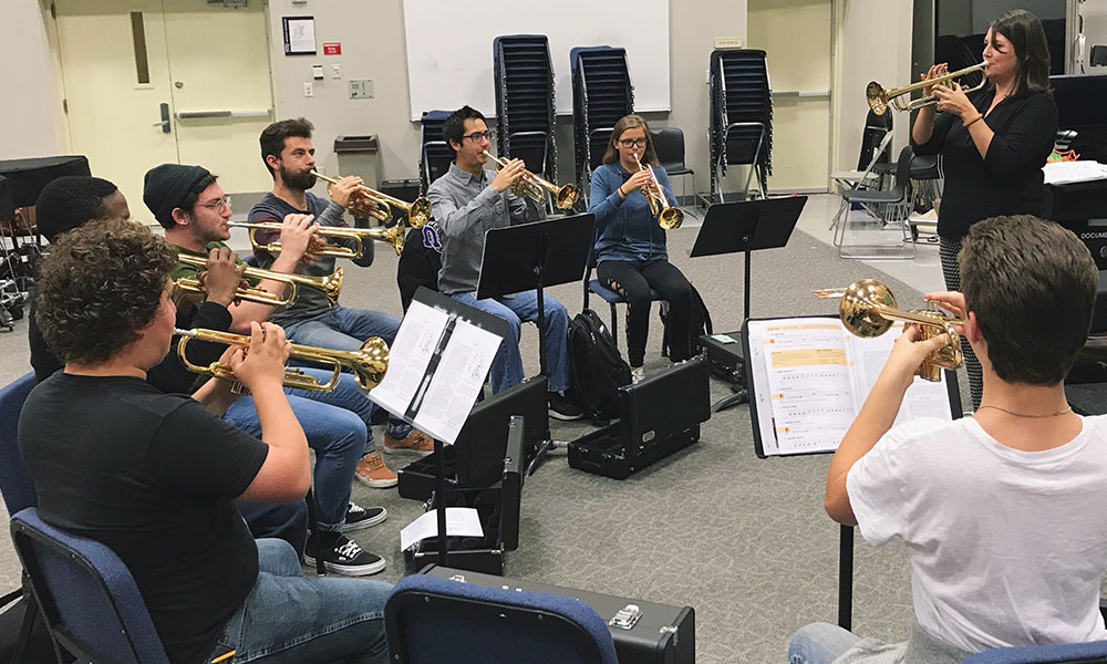 TCU Brass Techniques class