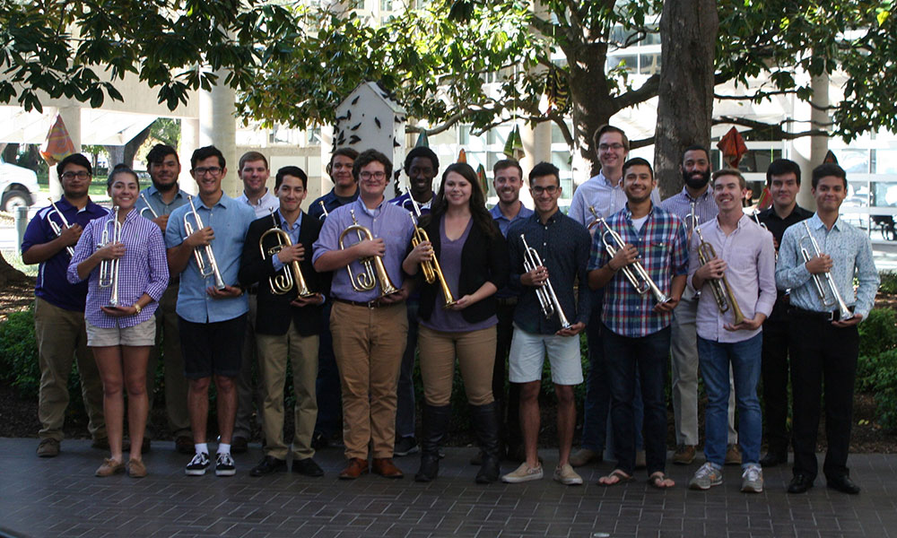 TCU Trumpet studio members