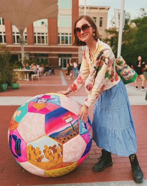 Caya Crum in Sundance Square