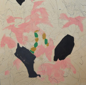Harmony Padgett, Beyond The Pale, 2014, Oil and ink on panel