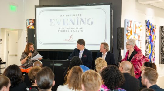 An intimate evening with Pierre Cardin