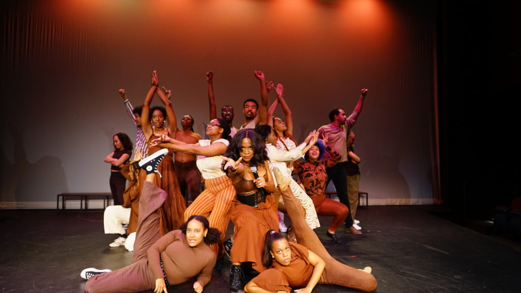 Theatre TCU Black Excellence performing on stage. 