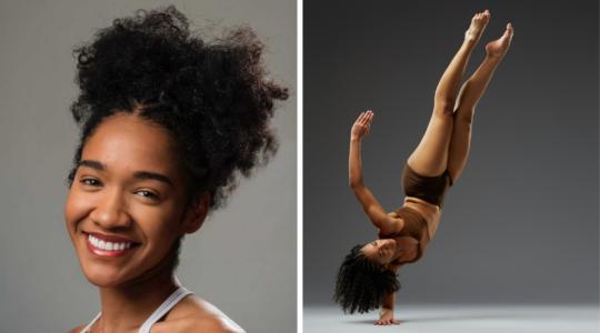 Two images of Kira Daniel, an alumna of the TCU School for Classical & Contemporary Dance.