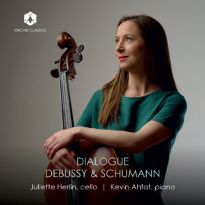 Cover art for "Dialogue: Debussy & Schumann." Photo: Grittani Creative